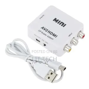 Converter Adapter Av2Hdmi Rca Composite CVBS Av to Vers Hdmi Hd 1080P