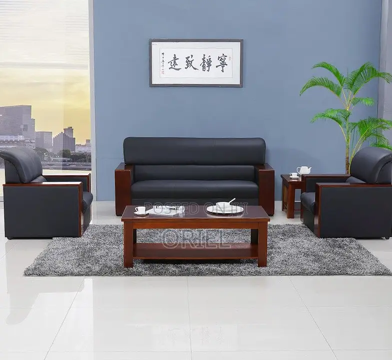 Modern Modular 5-Person Office Sofa