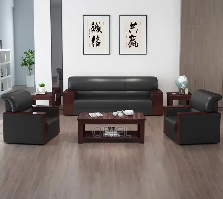 Modern Modular 5-Person Office Sofa