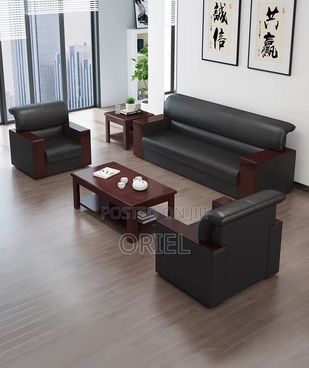 Modern Modular 5-Person Office Sofa - thumbnail 5
