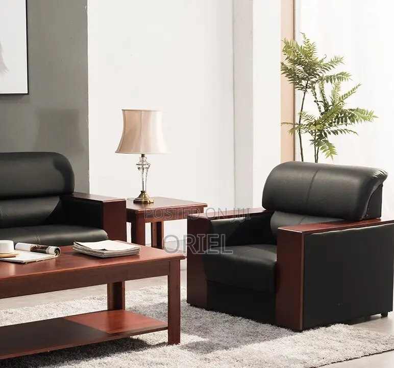 Modern Modular 5-Person Office Sofa