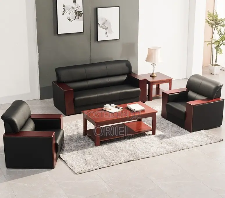 Modern Modular 5-Person Office Sofa