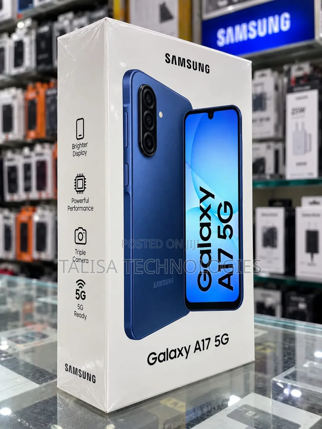 New Samsung Galaxy A17 5G 256 GB Blue