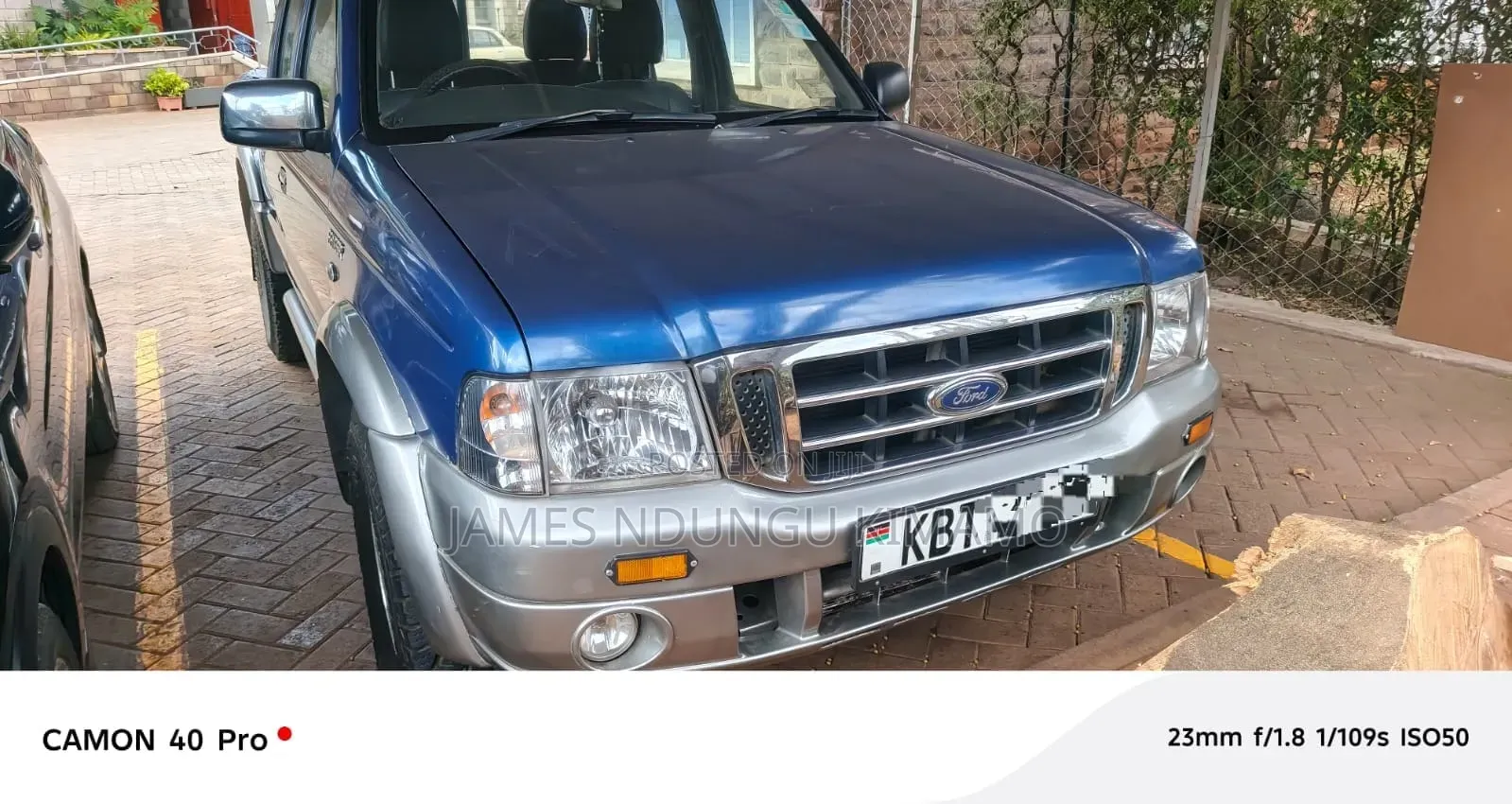 Ford Ranger Wildtrak 2012 Blue