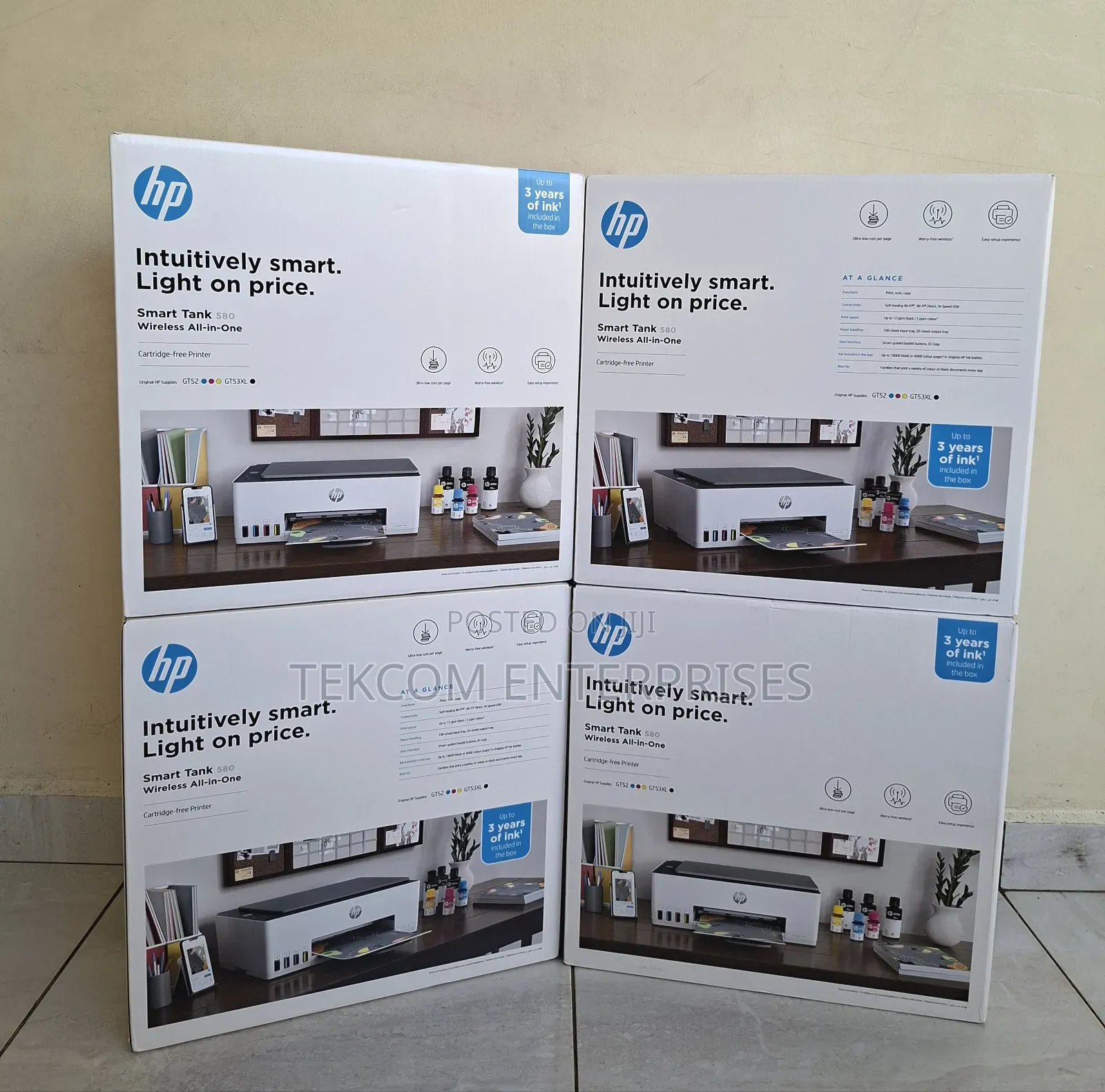 HP Smart Tank 580 All-in-One Printer