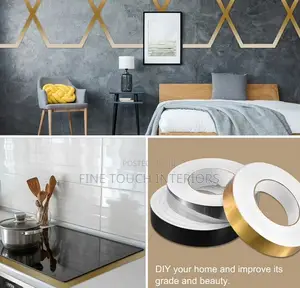 Gold Black Silver- Bedroom Decor Tapes