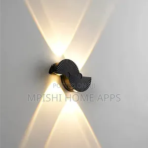 Fan-Shaped Dual-Scalloped LED Wall Light.