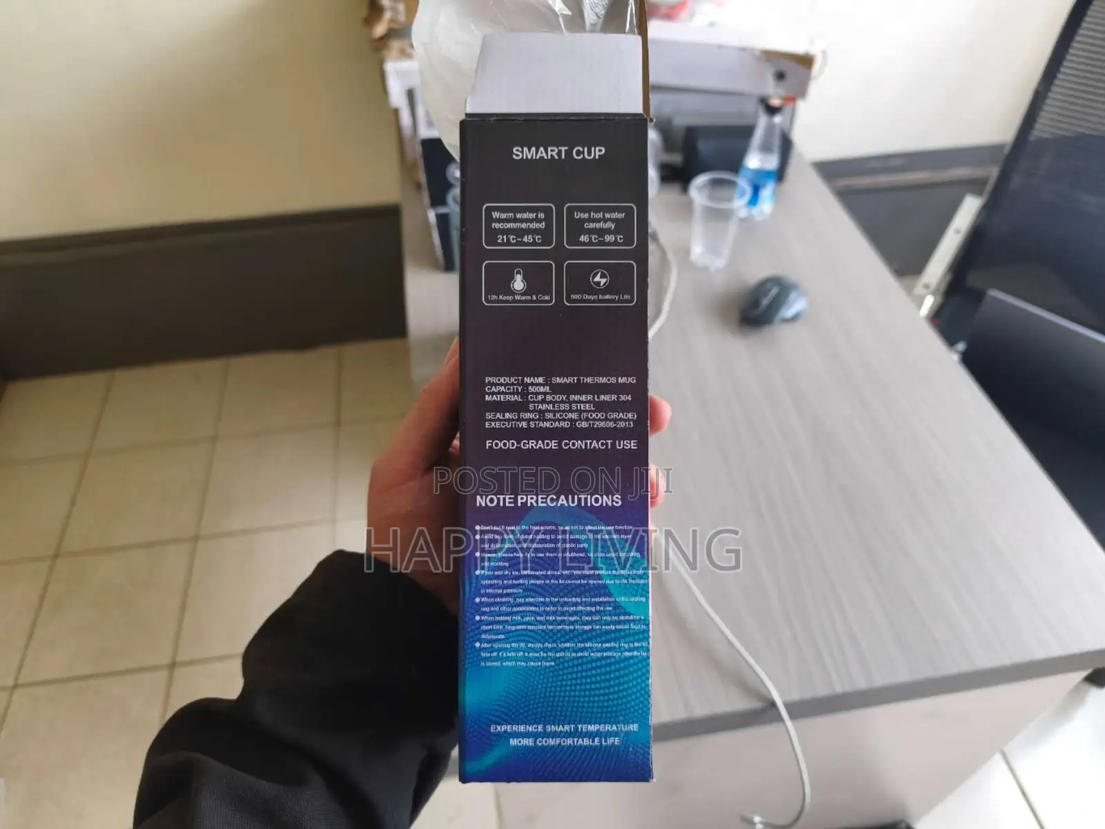 Wholesale Smart LED Stainless Steel Thermos Flask 500ml