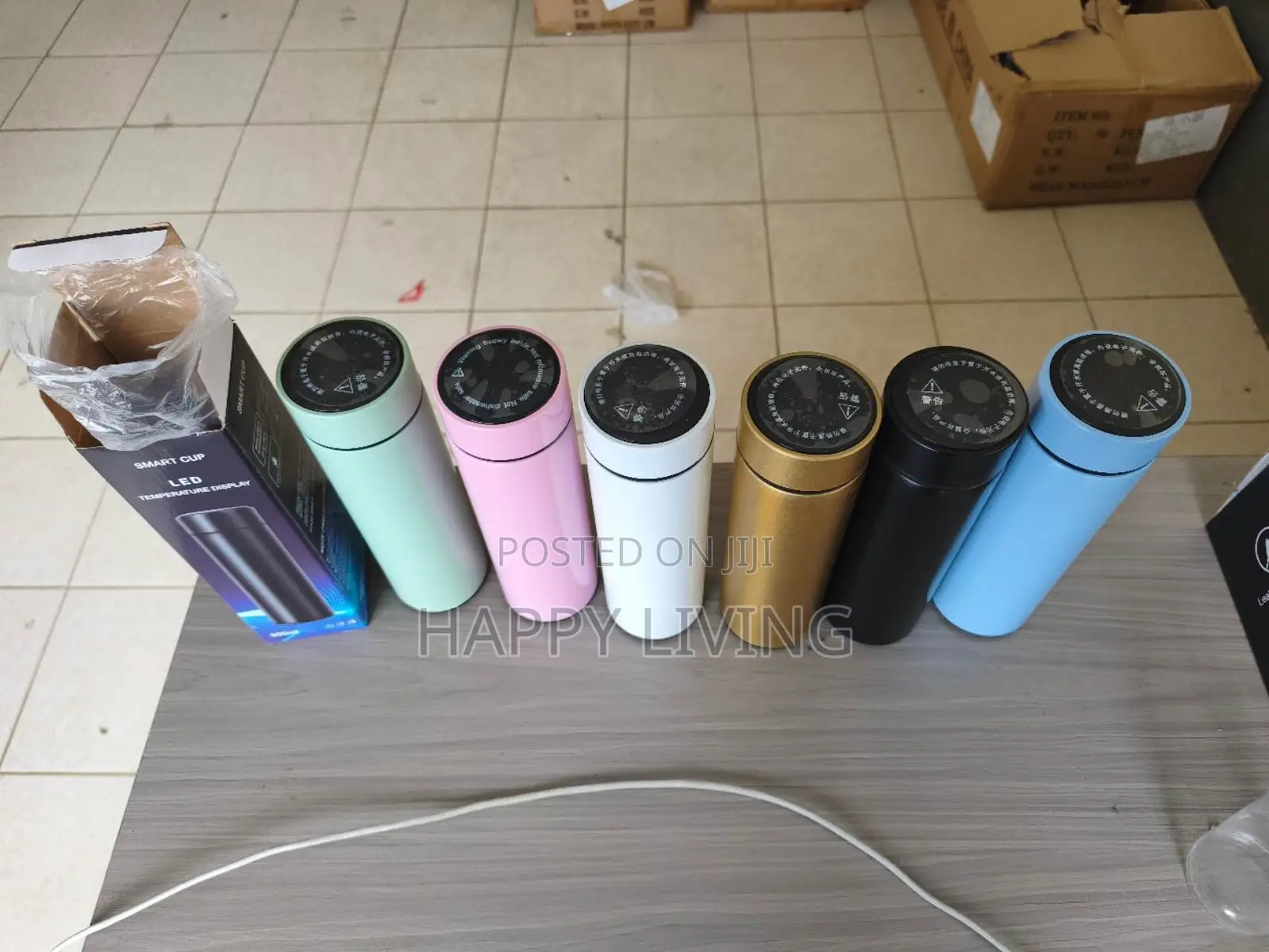 Wholesale Smart LED Stainless Steel Thermos Flask 500ml