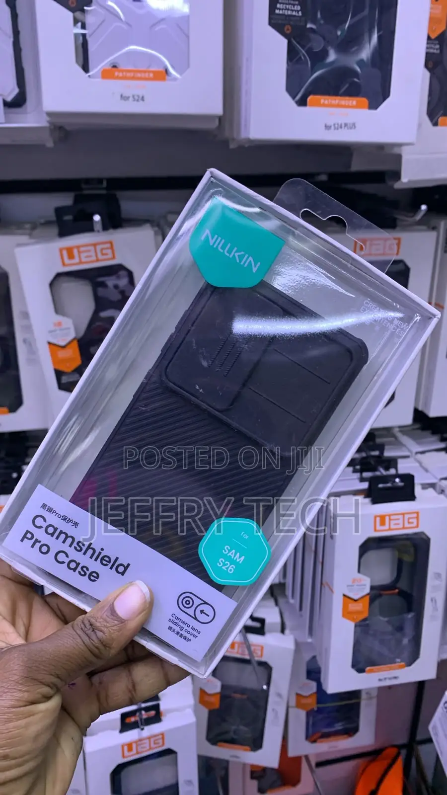 Black Nillkin CamShield Pro Case Featuring Sliding iPhone 17 Pro
