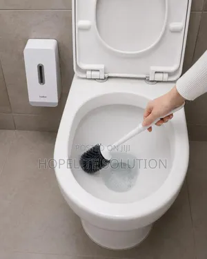 Toilet Brush Long Handle ,Soft Hair Toilet Brush Set