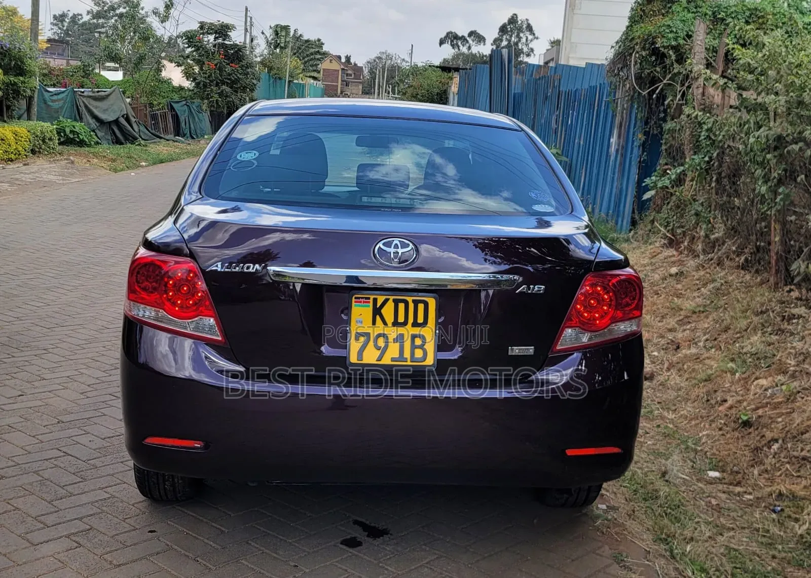Toyota Allion 2014 Burgundy