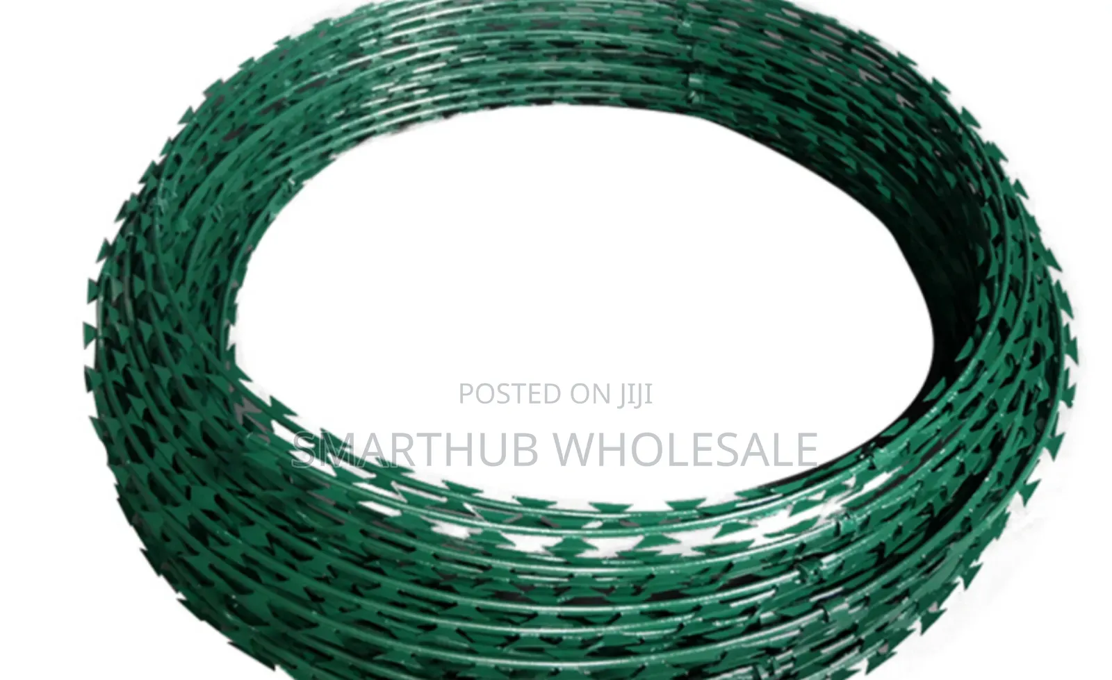Galvanised Green 10m Razor Wire