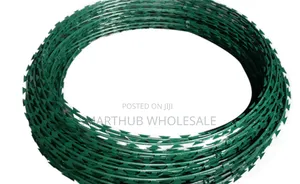 Galvanised Green 10m Razor Wire