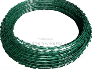 Galvanised Green 10m Razor Wire
