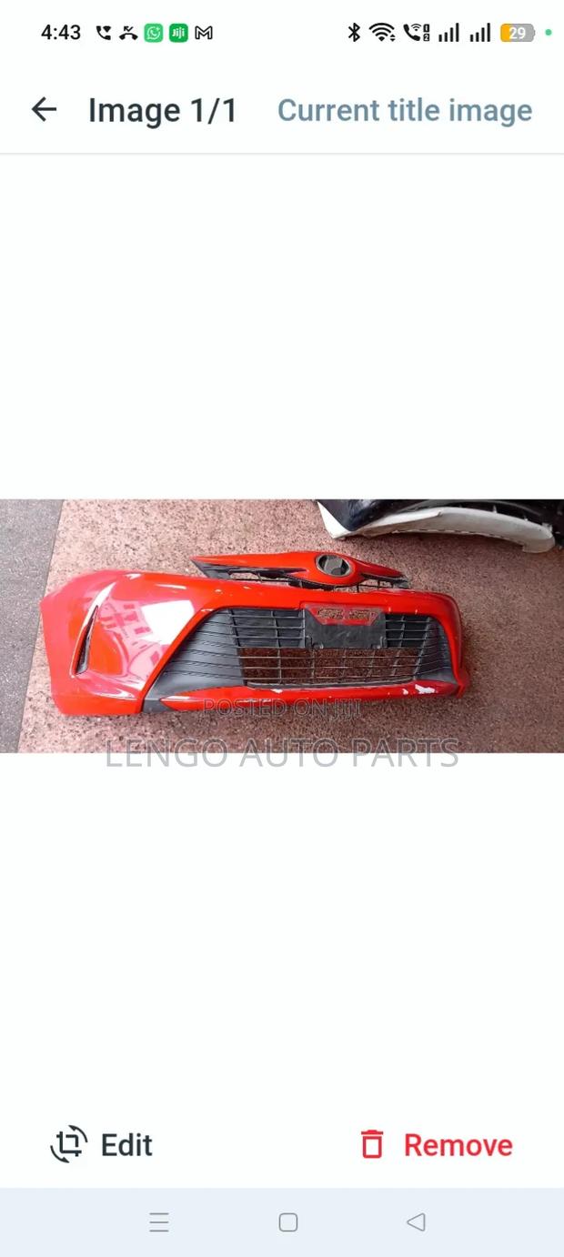 Toyota Vitz 2018 Front Bumper - thumbnail 2