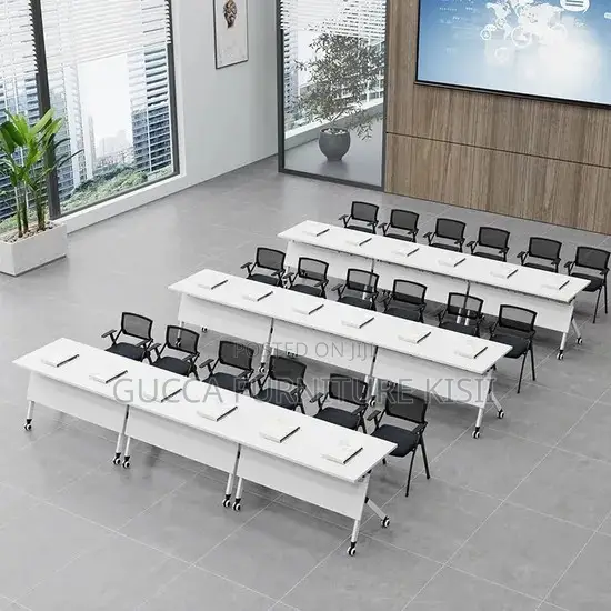 Mobile Ergonomic Folding Conference Table