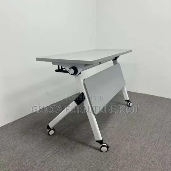 Mobile Ergonomic Folding Conference Table - main view