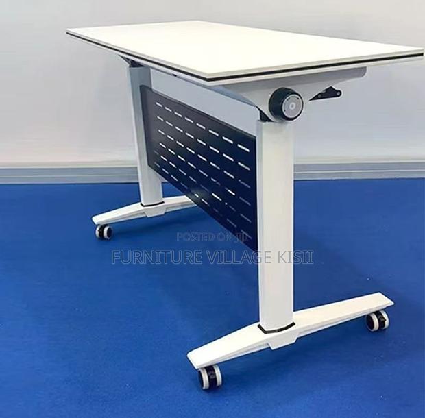 Office Table;Modern 120cm Conference Trainig Foldable Table - thumbnail 2