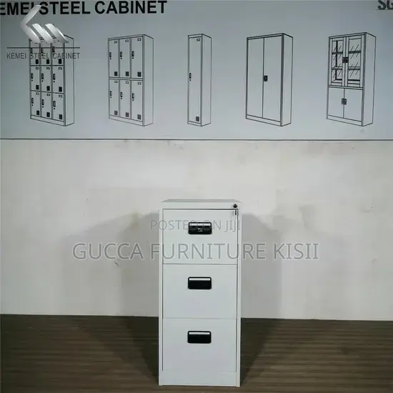 Vertical 3 Drawer A4 File Cabinet