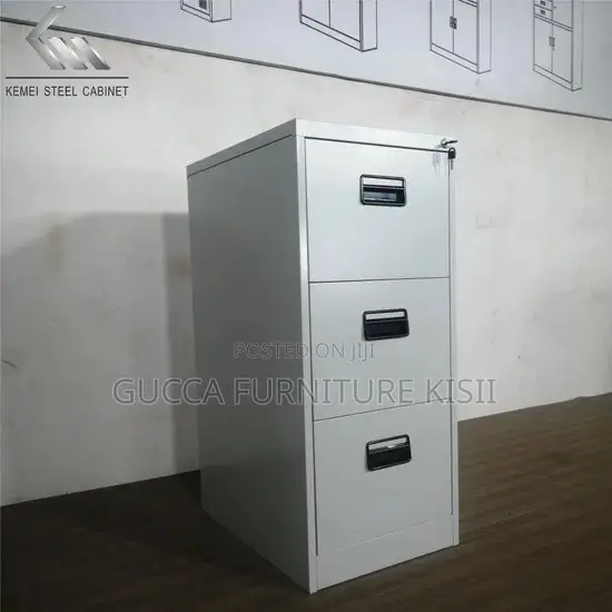 Vertical 3 Drawer A4 File Cabinet