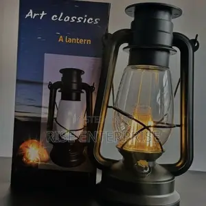 Art Classic Outdoor Lantern/Lamp With Solar, USB Battery Power