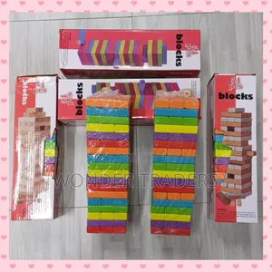 *Coloured Jenga Block