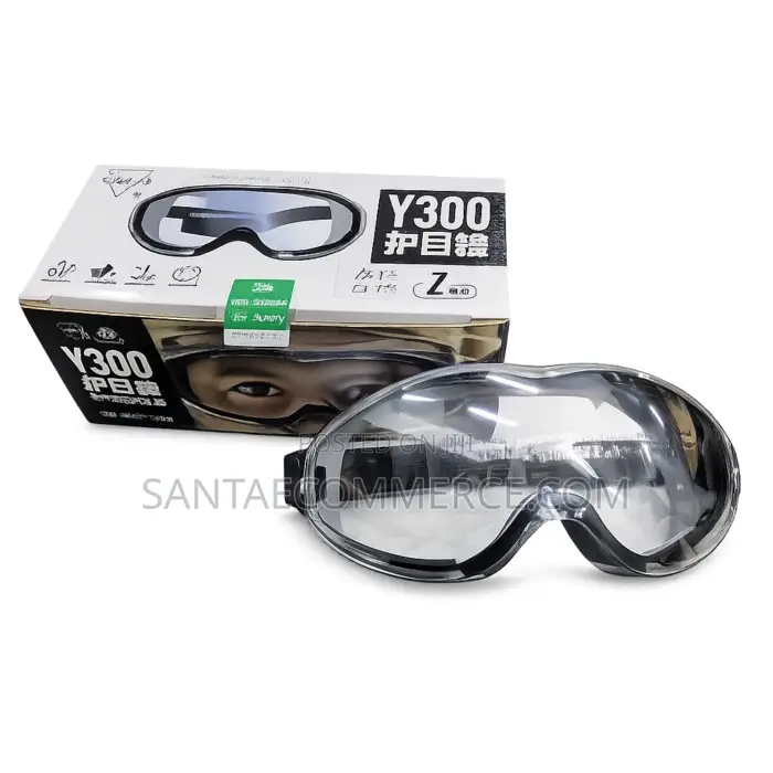 Y300 Professional Safety Goggles – Clear Anti-Fog Impact-Resistant