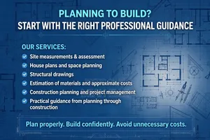Professional House Plans, Structural Drawings Construction Services