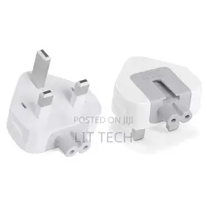 UK WallPlug Duck Head Adapter for Apple MacBook Pro/Air, iPhone, iPad
