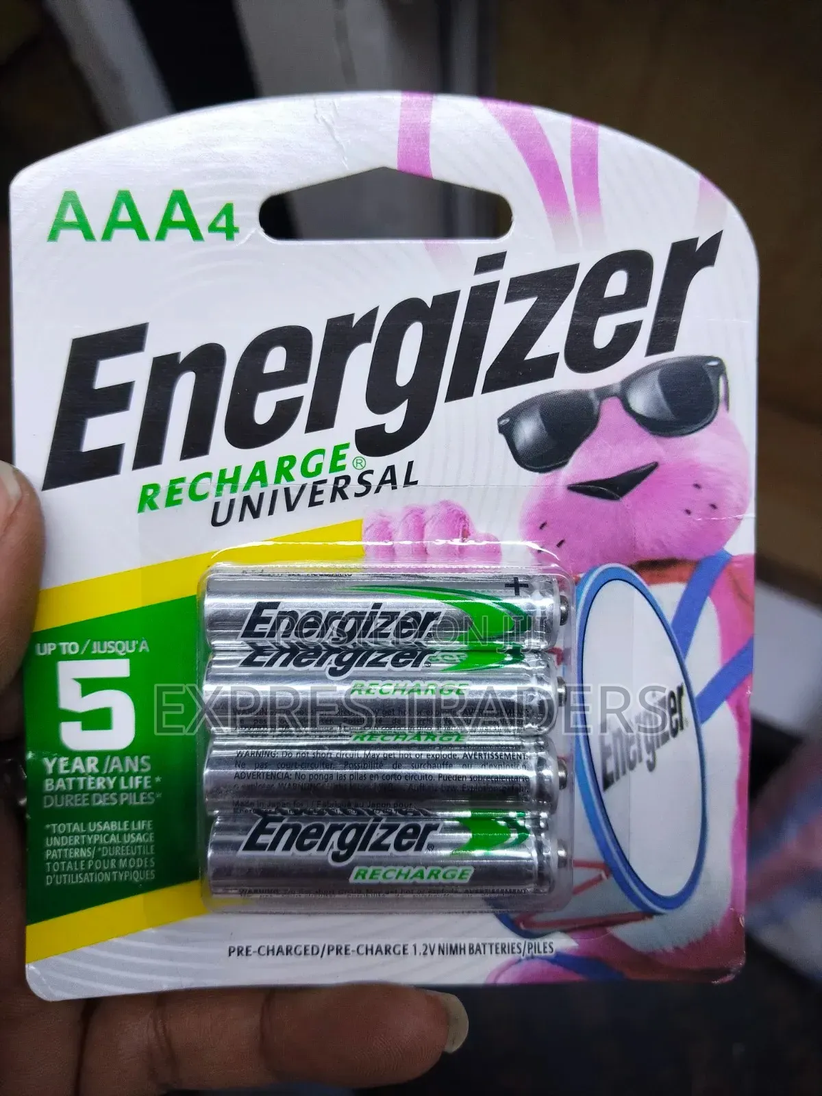 Triple AAA Energizer Rechargeable Batteries