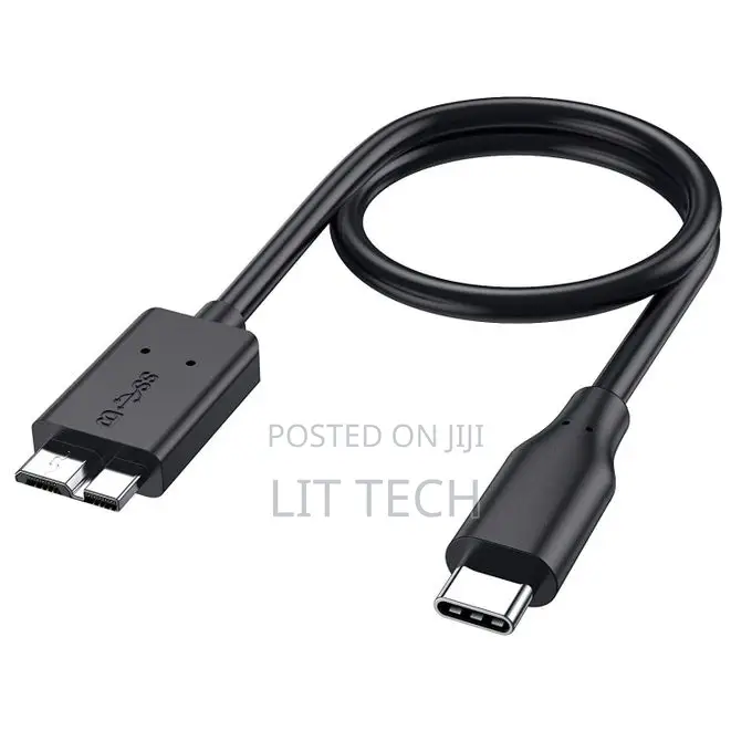 USB C Type C to Micro-B USB 3.0 Cable, 10Gbps Syncing Cord