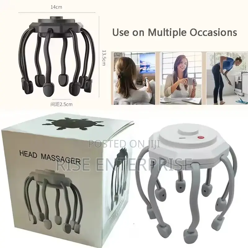 Electric Octopus Claw Anti Stress Head Massager