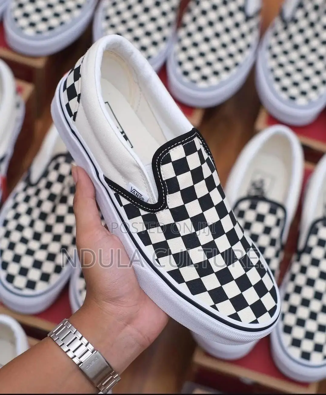 Elastic Side Panels Slip on Vans