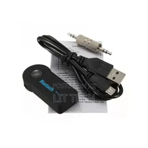 Bluetooth Stereo Audio Receiver Adapter 3.5mm AUX Car Input +MIC