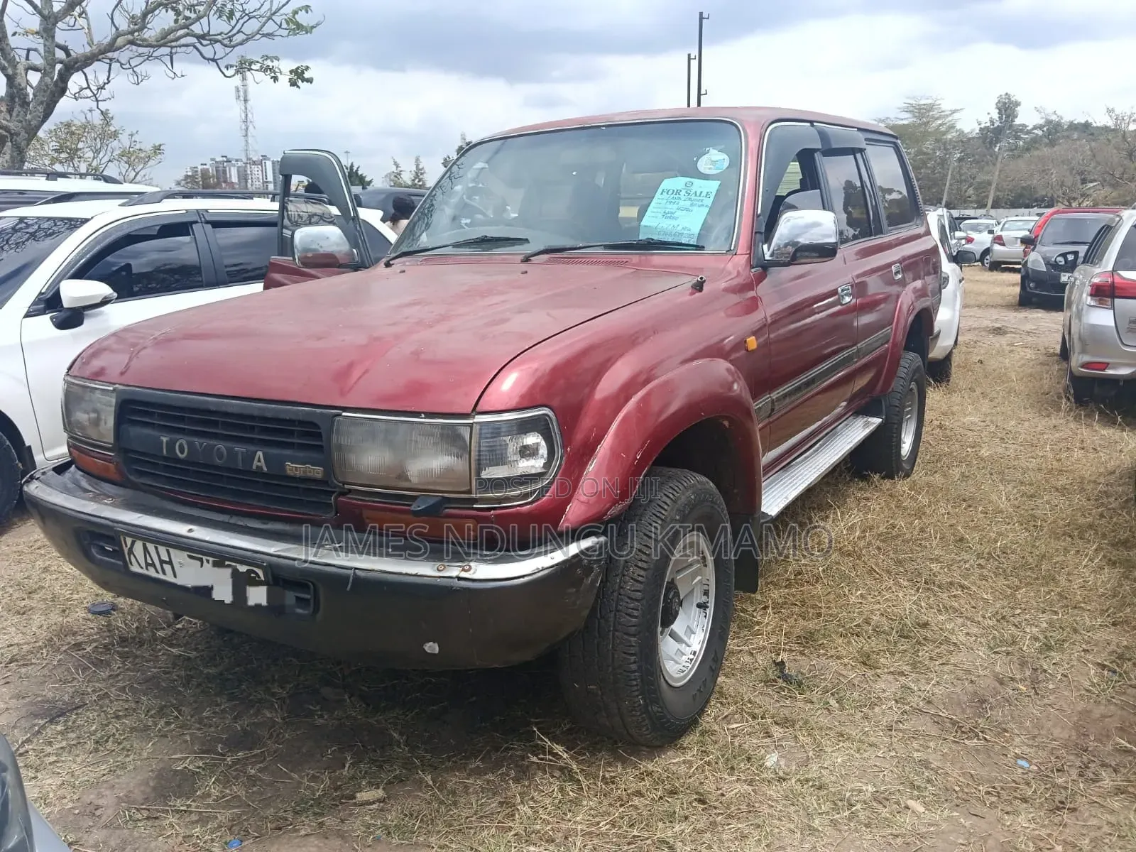Toyota Land Cruiser HDJ 100 4.2 D 1998 Maroon