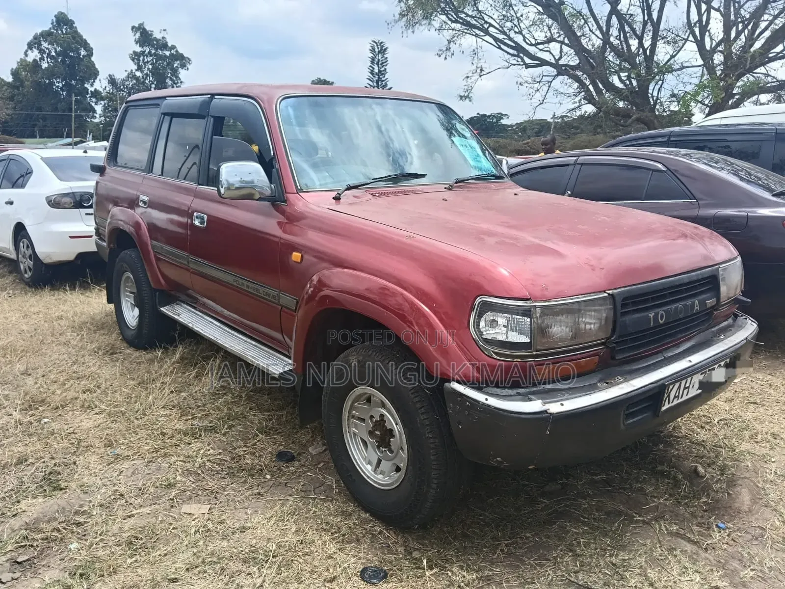 Toyota Land Cruiser HDJ 100 4.2 D 1998 Maroon