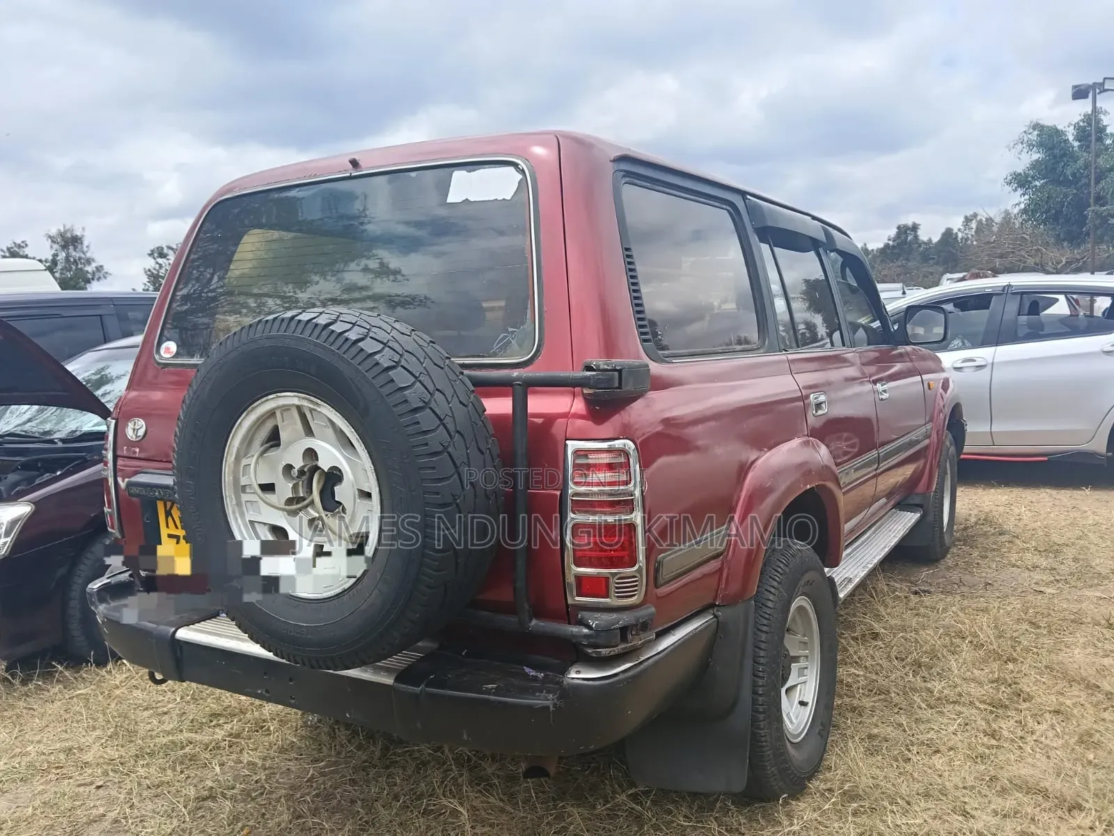 Toyota Land Cruiser HDJ 100 4.2 D 1998 Maroon