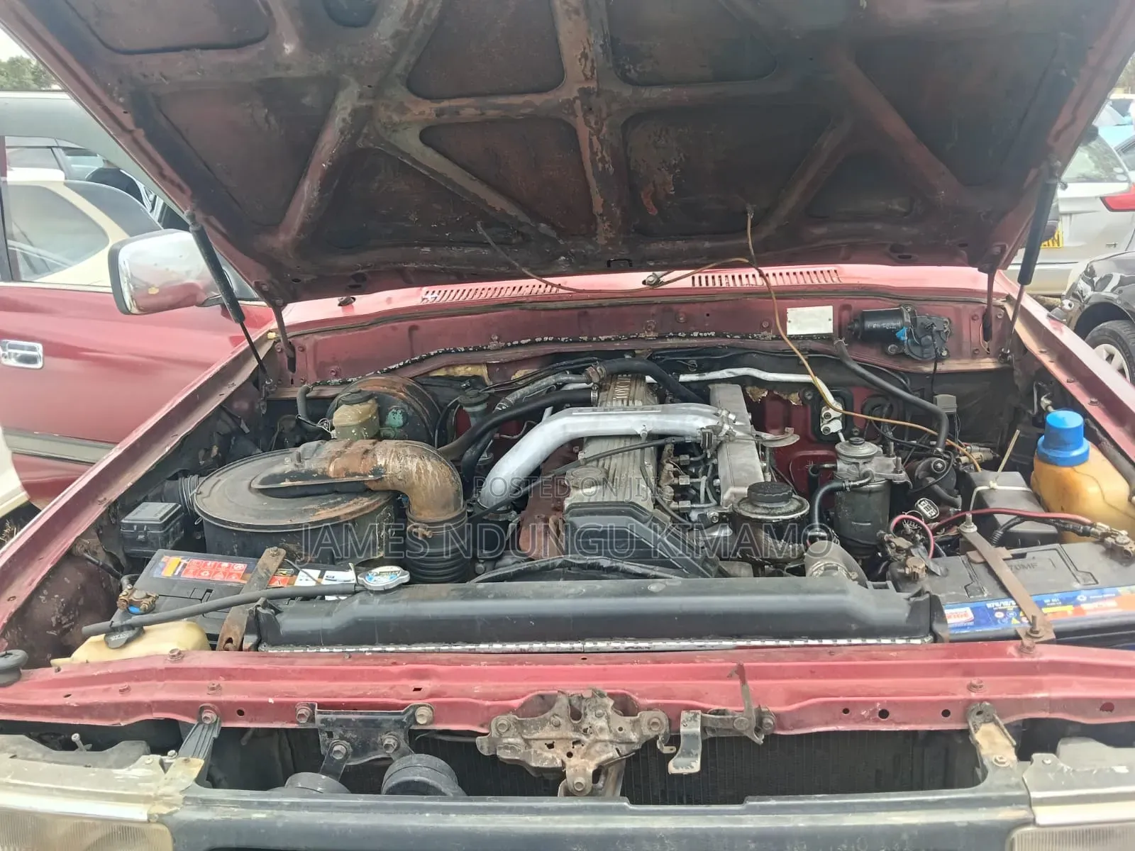 Toyota Land Cruiser HDJ 100 4.2 D 1998 Maroon