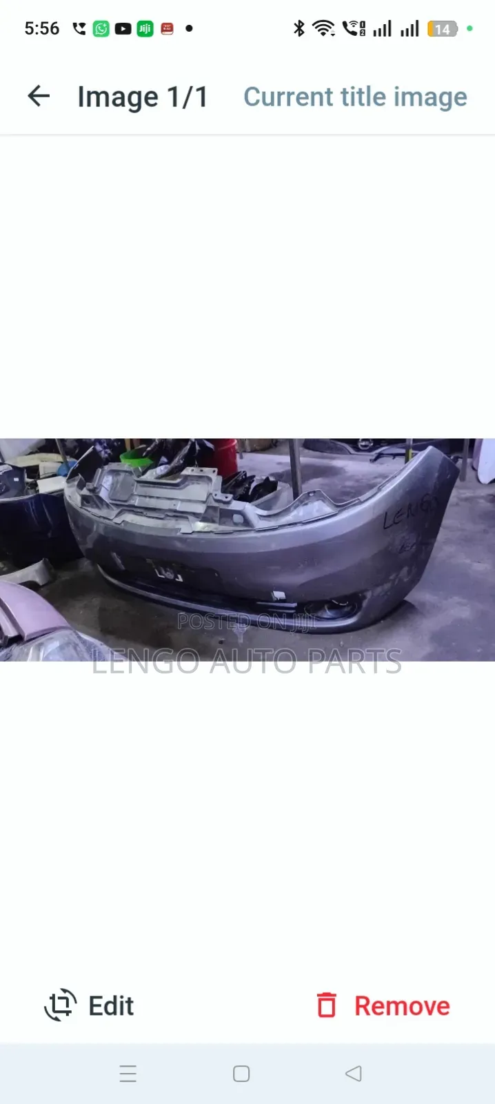 Nissan NV 200 Front Bumper