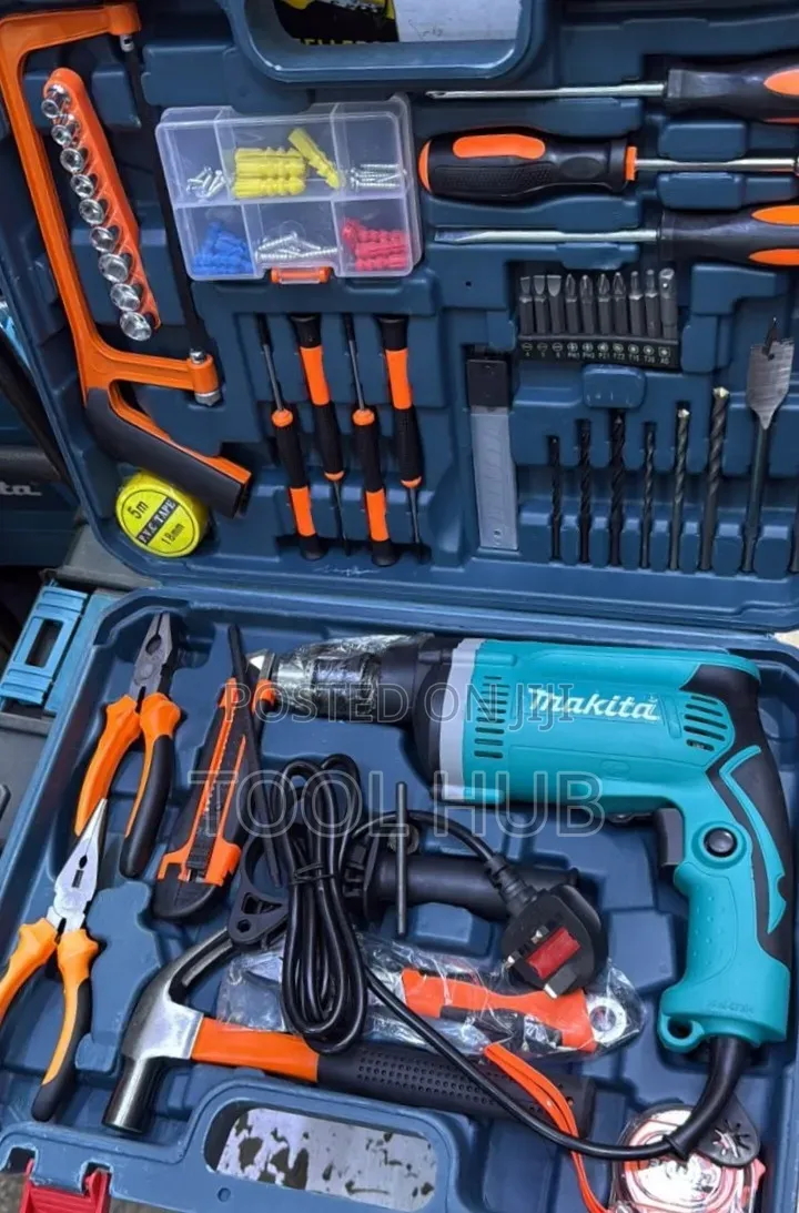 Makita HP1630 Impact Hammer Drill Combo Kit