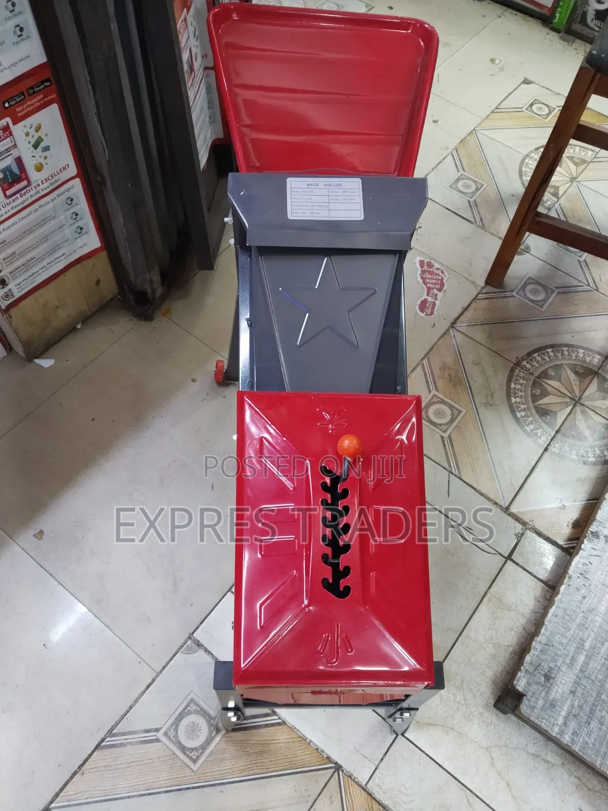 Maize Sheller With a Single Phase Motor
