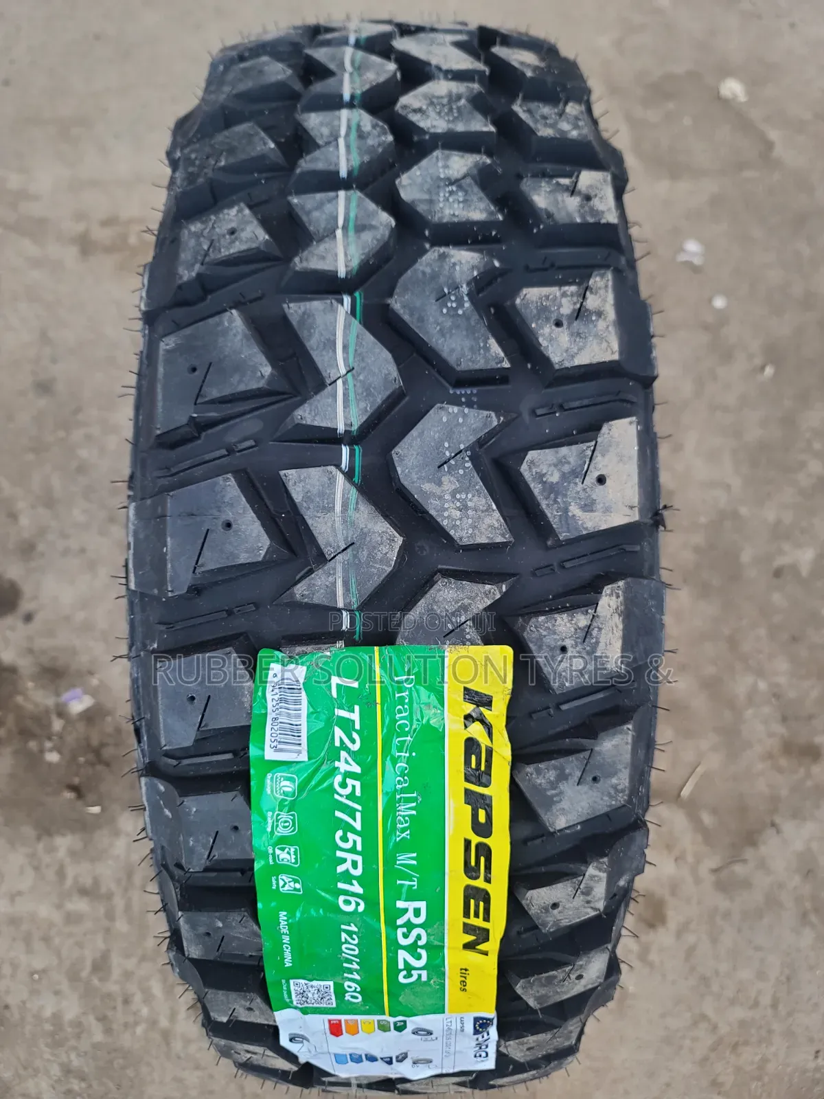 Lt 245 /75 R16 Kapsen Tires Practicalmax M/T Rs25 Mud-Terrain