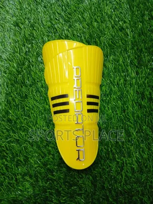 Black and Yellow Shin Pads