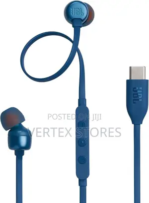 JBL Tune 310C Wired in-Ear Headphones – Blue