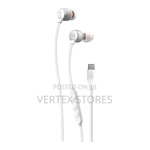 JBL Tune 310C Wired in-Ear Headphones – White