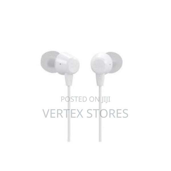 JBL T50HI Wired in-Ear Headphones – White