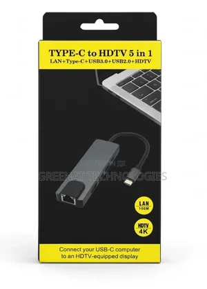 TYPE-C to HDTV 5 in 1 Hub Adapter