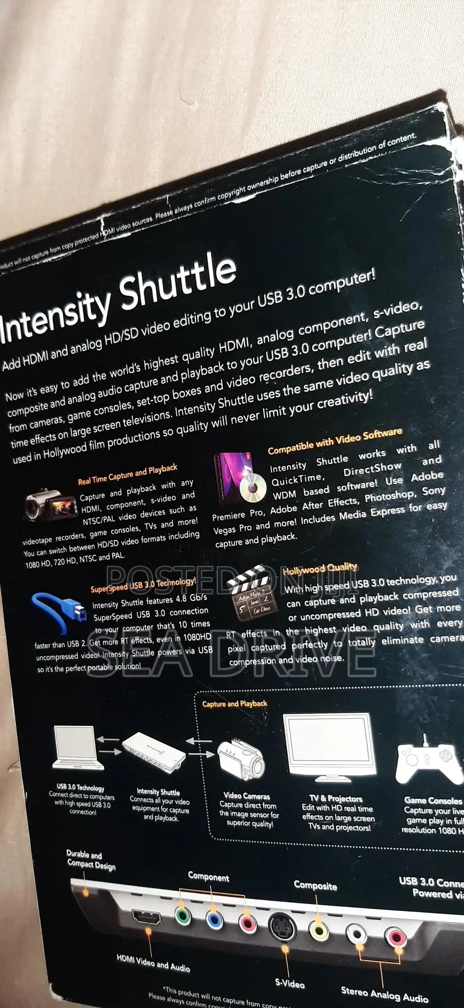 Blackmagic Intensity Shuttle Capture Card