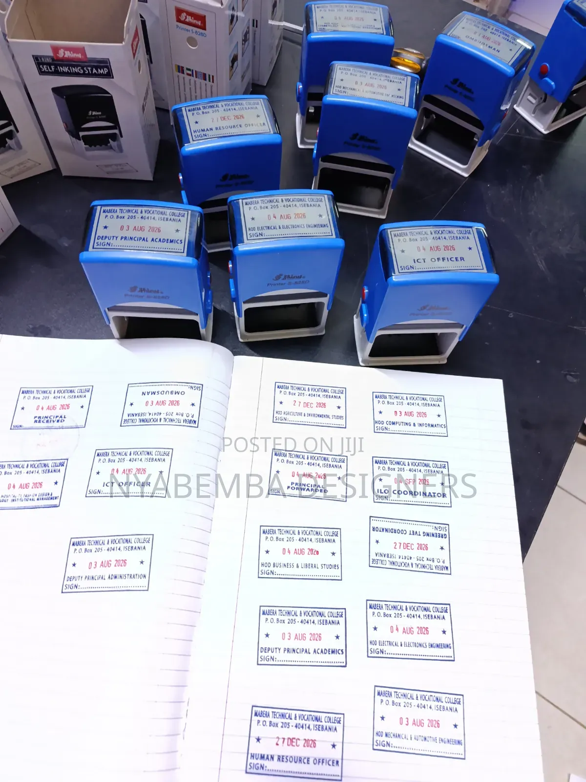 Self Inking Rubber Stamps